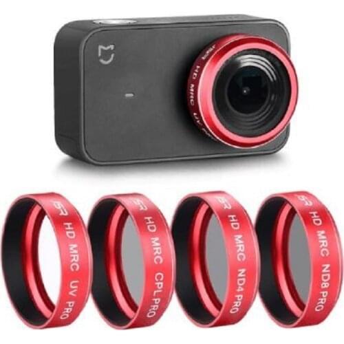 Clownfish CPL/UV/ND4/ND8 Lens Filter for Original Xiaomi Mijia Smart Car Recorder for Xiaomi Mijia Mini Action Camera Lens Cap