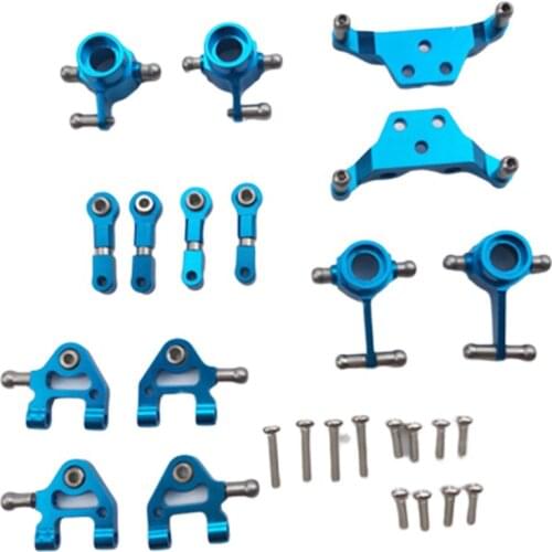 Metal Upgraded Parts Steering Cup Swing Arm Shock Absorber Plate Set for Wltoys P929 P939 K969 K979 K989 K999 1/28 RC Car