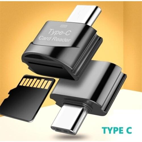 MINI Card Reader C Type TF Card TO Type-c Card Reader OTG Adapter USB 3.1 Card Reader for Mobile Phones and Laptop