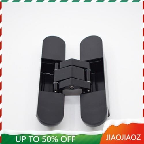 JIAOJIAOZ hidden door hinge Invisible Hinge Heavy Duty Concealed 3D Adjustable 165*30MM 80KG for 2 hinges