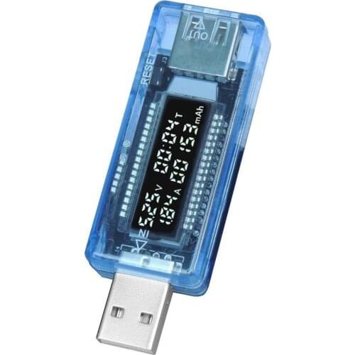 NEW LCD USB Detector Volt Current Voltage Doctor Charger Capacity Plug Play Power Bank Tester Meter Digital Voltmeter Ammeter