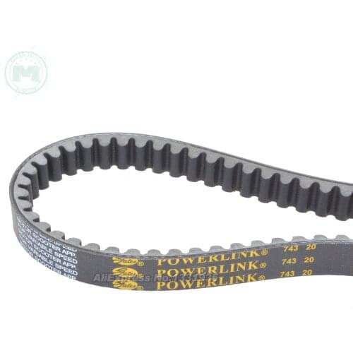 Genuine GATES Powerlink new material stooter CVT ATV drive belt 743 20 30 GY6 125cc 152QMI 157QMJ Engine