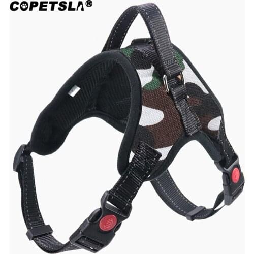 Copetsla Durable Reflective Dog Harness For Pet Adjustable Big Dog Harness Pet Walking Harness For Small Medium Large Dogs