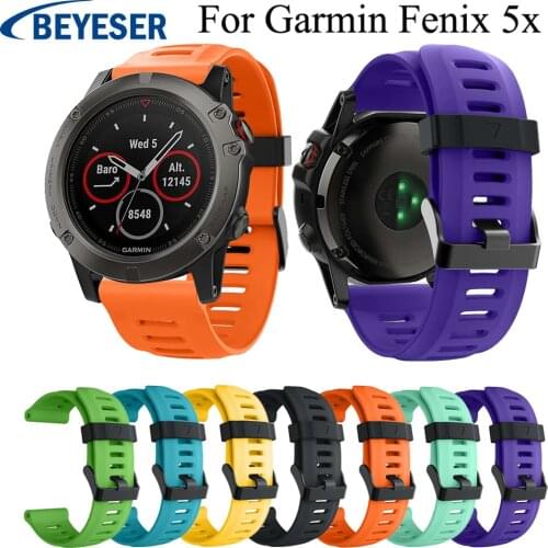 Watchband For Garmin Fenix 3/3 HR 26mm Replacement Watch Band for Garmin Fenix 5X Belt Quick Replacement Fit Band bracelet strap