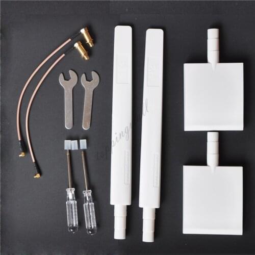 DJI Phantom 4 & 3 Advanced/PRO Inspire 1 WiFi Range Extender 2 Pannel Long Antenna Kit White 3.5 To 7 Kilometer By