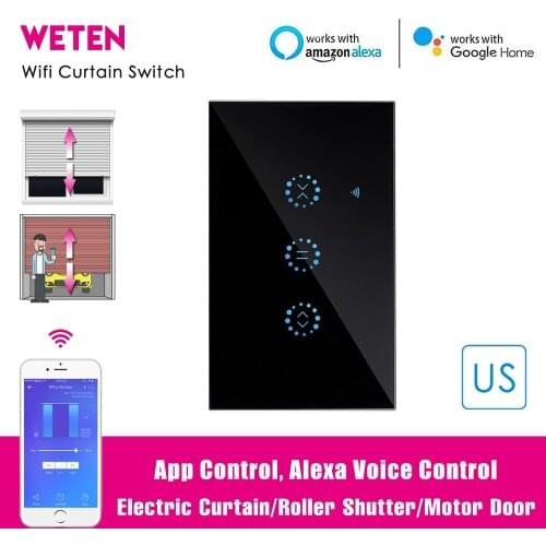 Smart Roller Shutter Wifi Switch for Electric Motorized Blinds Curtain Motor Ewelink APP Voice Control with Alexa Google Home US