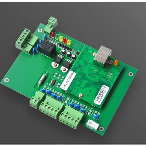 WG001 Wiegand One Door Network Access Control Panel Board With Software Communication Protocol TCP/IP Board Wiegand Reader PCB