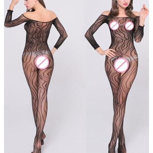 Womens sexy Bodystockings open-crotch Leggings high waist net yarns Sexy Lingerie net hose fishnet panty fishnet Bodysuit