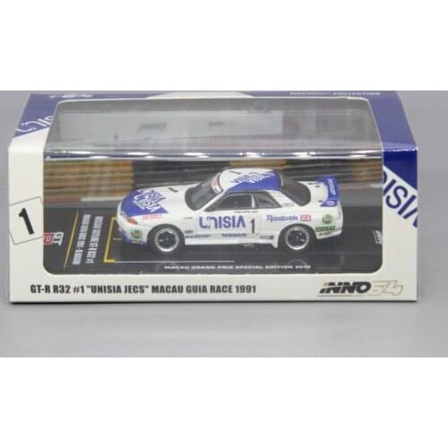 1:64 1991 NISSAN SKYLINE GT-R R32 1 Metal Diecast Alloy toy cars Model Vehicles For Children Boys gift hot