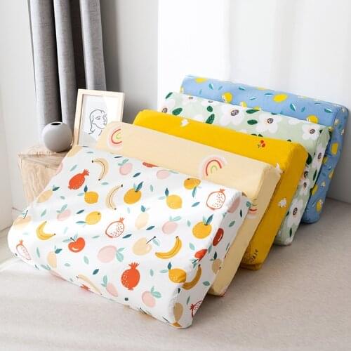 1Pcs 30x50CM/40x60CM Cotton Latex Pillow Case Cover Cute Fruits Printed Sleeping Pillow Case for Memory Foam Pillow Latex Pillow