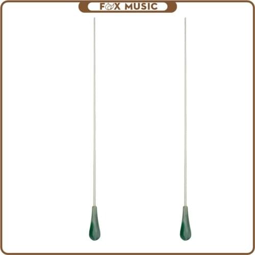 2PCS 37.5cm Music Conductor Band Music Concert Baton Rhythm Director Orchestra Conductor Baton Green