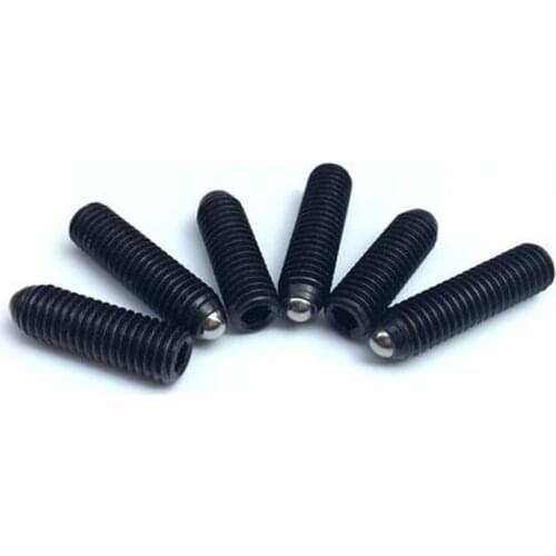 2pcs M3 M4 M5 M6 alloy steel wave carrier bead screw spring plunger