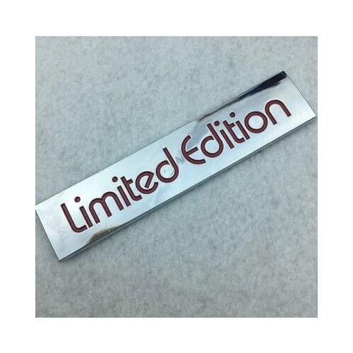 20X ABS Limited Edition TSI Fender Tail Emblem Car Sticker Badge for VW Touareg Golf 4 5 3 GTI POLO CC Panel Passat B5 B6