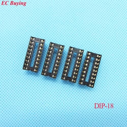 26pcs/lot DIP IC Socket 18P Adapter Holder Type 18 Pin Plug in (If you need other quantity, please contact our custom servicer)