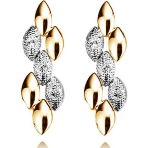 AAAA+ rhinestones grain Wheat design golden dropshipping Earring brand women romantic fashion jewelry quality charms gifts