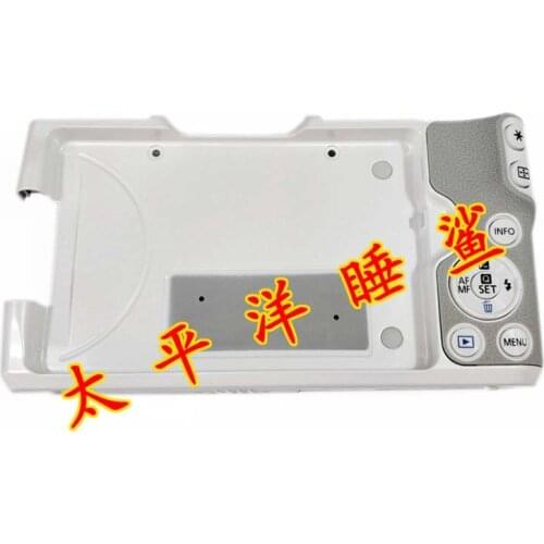 For Canon EOS M50 Kiss M SLR Rear Cover Case Back Shell Frame With Button Flex Cable White NEW Original