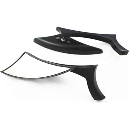 FOR HONDA SUZUKI YAMAHA KAWASAKI MINI MIRRORS UNIVERSAL BLACK SPEAR MOTORCYCLE CRUISER CUSTOM REARVIEW CHOPPER