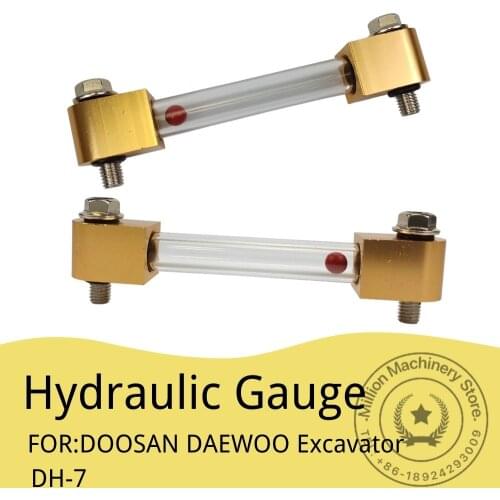 Hydraulic Gauge for DOOSAN DAEWOO Excavator DH-9 Oil Ruler Dipstick Accessories HYD Measure the Oil Level