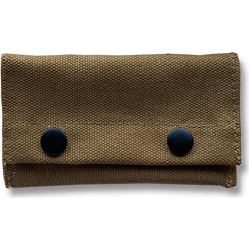 WWII WW2 KOREAN WAR US ARMY M1910 CANVAS FIRST AID POUCH POCKET PURE RIBBON WITH HOOK