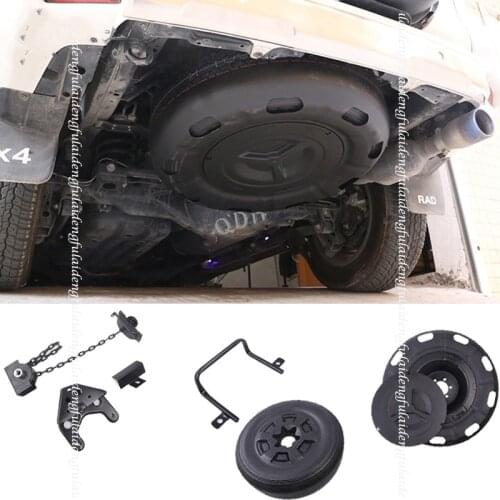 Spare Tire Mounting/Storage Bracket Kit upgrade Refit For Toyota Land Cruiser Prado FJ150 2018-2020 Car Accessories