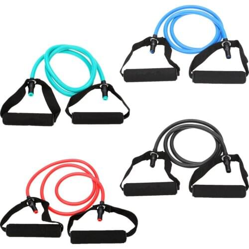 Fitness Strength Training Multi Function Elastic Rope Yoga Strap With Pilates Fitness Equipment Yoga Band Tube Resistance Bands