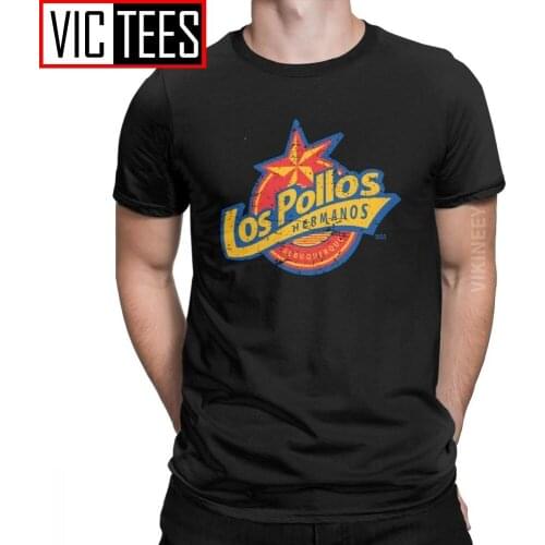 Los Pollos Hermanos Breaking Bad Men Tshirt Funny Homme T-Shirt 100 Percent Cotton Oversized Streetwear