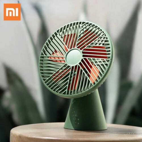 Xiaomi Sothing Desktop Fan Rainforest Version Mini Fan Rechargeable Handheld Removable Super Wind Silent Fan Cooler For Home