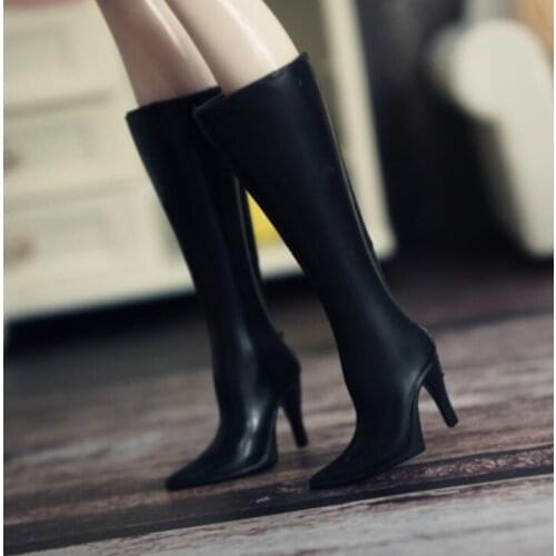 Doll shoes boots black white accessories for your barbiee dolls BBI20201021A