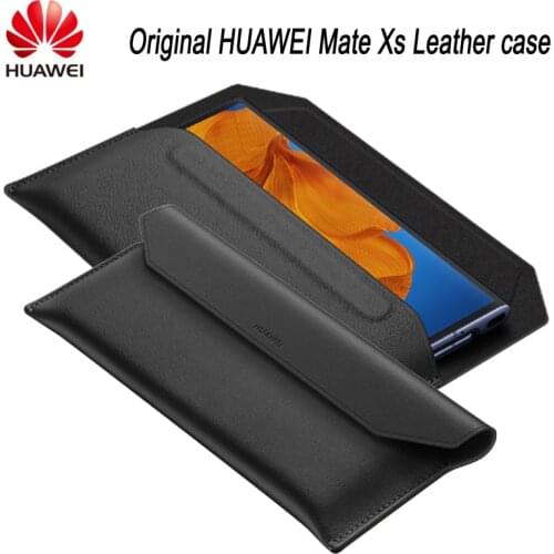 Original HUAWEI HUAWEI Mate Xs Mate X2 Case Leather Back Cover Case Protective Shell for Mate Xs Mate X2