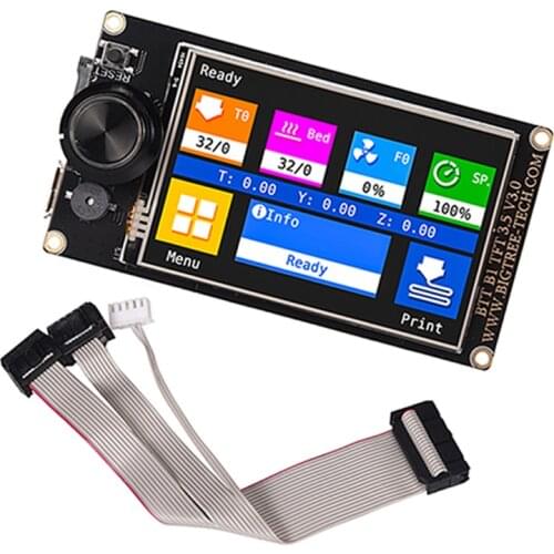 BIQU B1 TFT35 V3.0 Full Color Display Upgrade Assembly MKS Touch Screen 12864 LCD Display Insert SD Card For B1 3D Printer