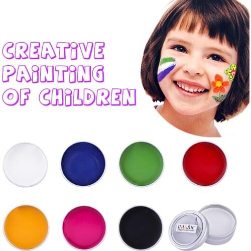 Face Paint Professional New Body Paint Waterproof Pigments White Black Red Blue Brand Safe Children Party