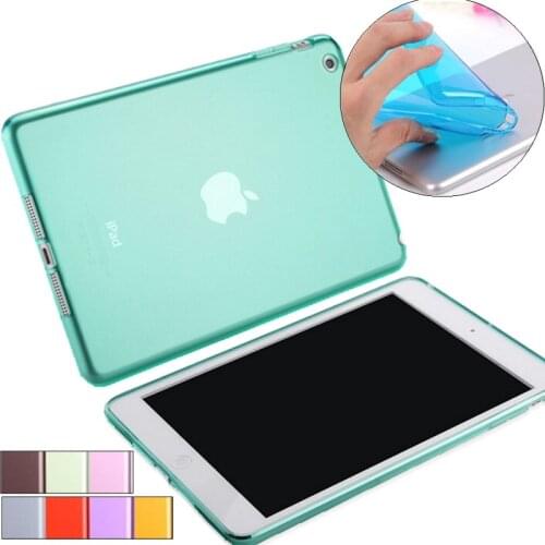 Shockproof Silicone Case for IPad Mini Air Pro 1 2 3 4 5 6 7 8 7.9 9.7 10.2 10.5 11 Flexible Bumper Clear Transparent Back Cover