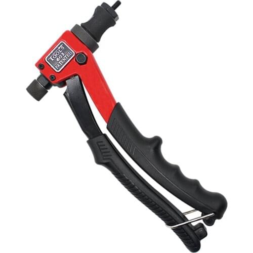 Manual Riveter Gun Nut Setter Nail Riveting Aluminum Alloy Handle Tool Kit Hand Setting Nailer