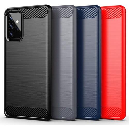Heat Sink Design Silicone Matte Solid Case for Samsung Galaxy A72 5G A52 A42 A32 A12 A21S A71 M31 M31S S21 Ultra Phone Bag