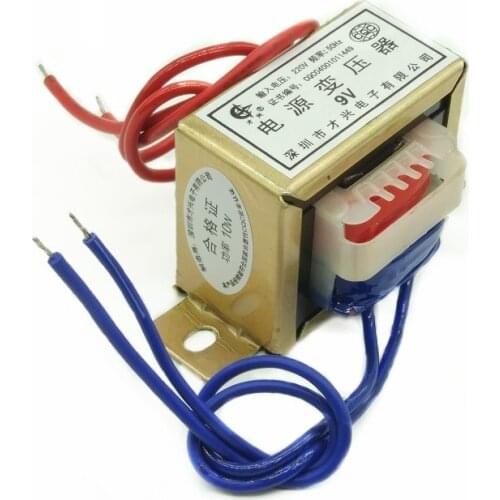 10W transformer Power transformer 220V to 9V 1.1A EI48*24 audio transformer