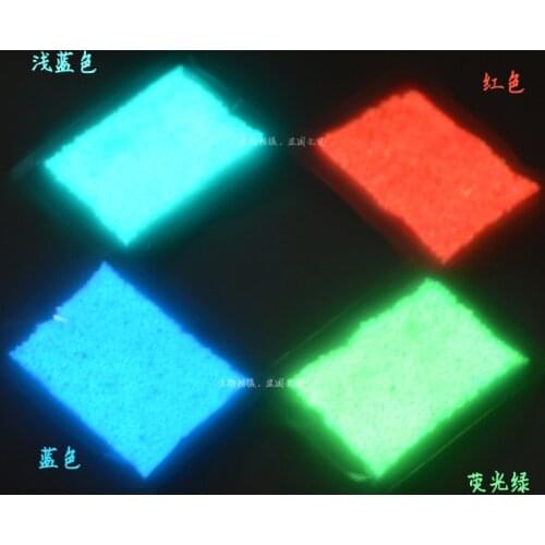 Luminous glow sand super bright Noctilucent powder sand clock 4 colors glow in dark for wishing bottle glow in dark