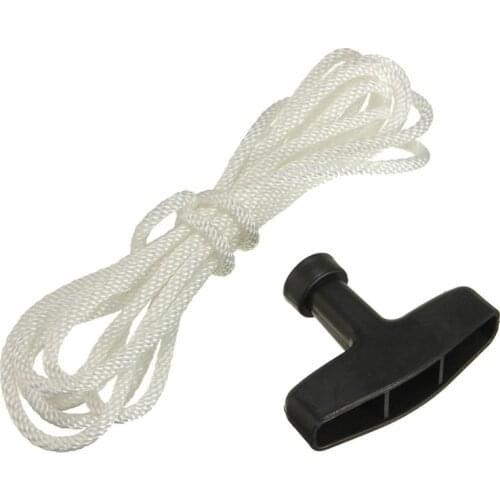 3mm 4mm 5mm Universal Lawnmowers Pull Handle Starter Start Cord Line Rope Engine Petrol Handle Drawstring