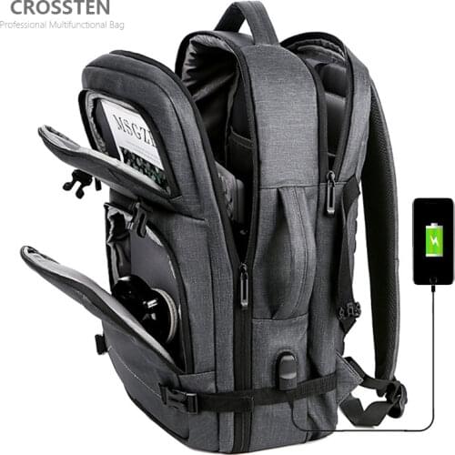 Waterproof Backpack Mens Laptop Backpack School Bag for Teenagers Rucksack Multifunctional Travel Backpacks Male