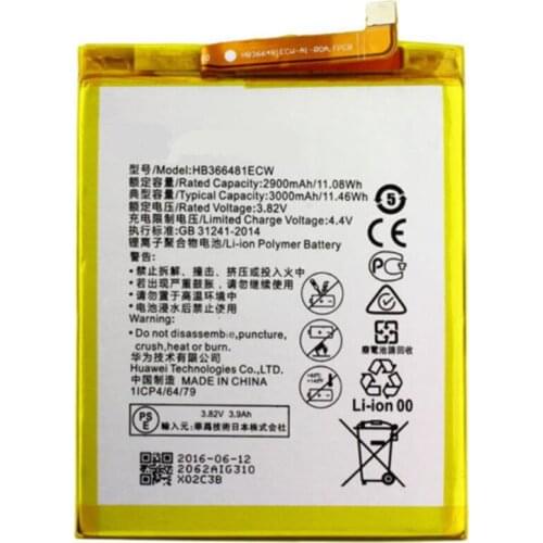 Antirr High Quality HB366481ECW 2900mAh battery For Huawei P9 P9Lite 5C G9 VNS-DL00 VNS-L23 honor 8