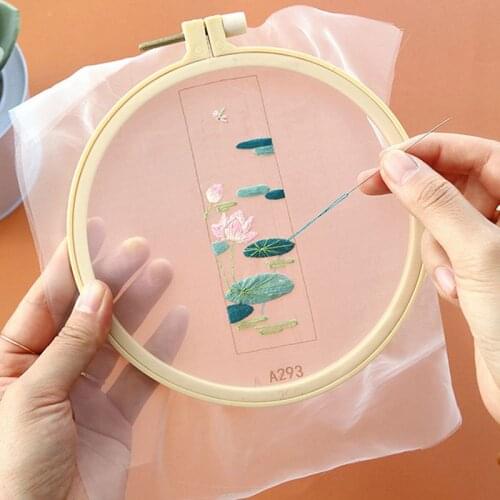 DIY Material Package Antique Bookmark Classical Self-embroidered Bookmark Material Package Embroidery Kit Embroidery Handmade