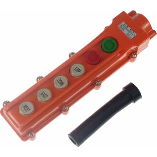 1)COB-62A For Hoist And Crane Pendant Control Station Push Button Switch 6 Ways
