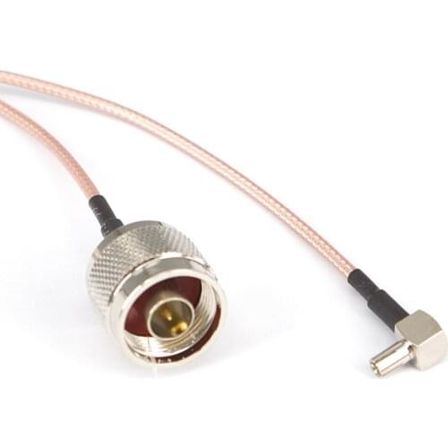 10 Pieces N Male/Female to TS9 Male Rightangle Connector RF Extension RG316 15cm pigtail cable