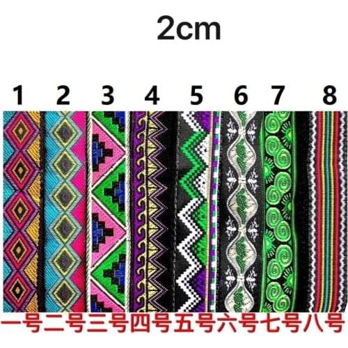 2cm folk style ribbon, nation style ribbon,ethnic style ribbon,diamond pattern ribbon,DIY ribbon,shininng ribbon,QC0603B