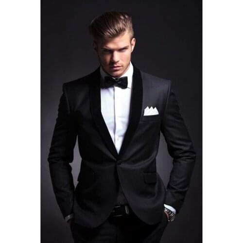 2020 Fashion Suit Latest Design Slim Fit Men Suits Wedding Party Blazer Groom Tuxedos Costume Homme 2 Piece (Jacket+Pants)