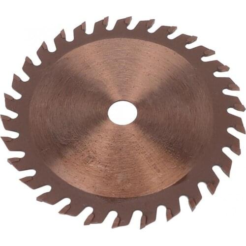 24T/30T/36T Circular Saw Blade Bronze Cemented Carbide Metal Plastic Cutting Disc Woodworking Tool