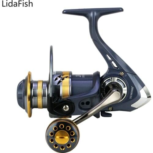 5.2:1 High Speed Metal Spool Spinning Fishing Reel 2000-7000 CNC Handle Carp Fishing Reels Fishing Tackles