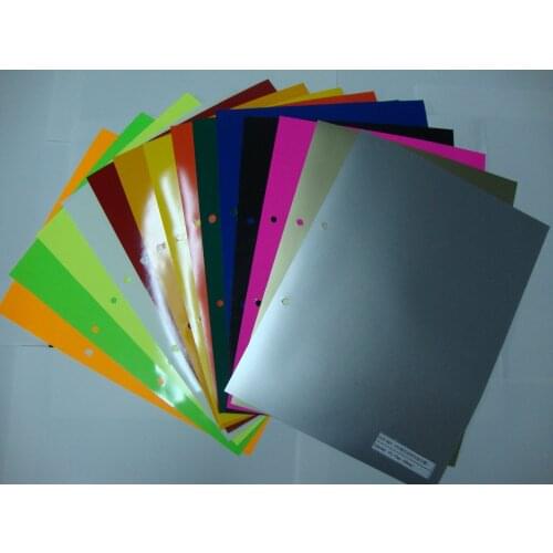 A4*14 pcs) 14 different Color each color 1 piece PU Flex Vinyl Paper PU Heat Transfer Vinyl Cuttable PU Film for Sport T shirt