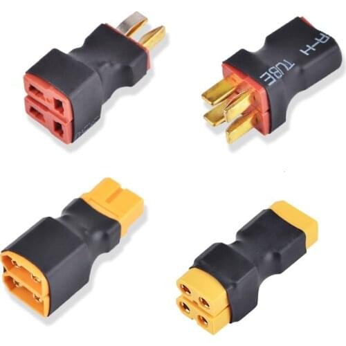 Adapter XT60 T Plug XT60 XT90 Parallel Adapter Converter Deans Female to Male Connectors Plug RC Lipo Battery Control Parts DIY