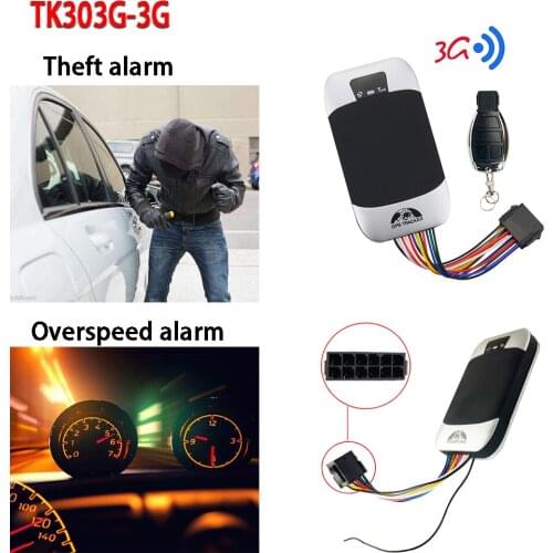 Car GPS Tracker Car GPS Locator Coban GPS303G-3G TK303G-3G Cut Off Oil Vehicle Tracker Shock Alarm
