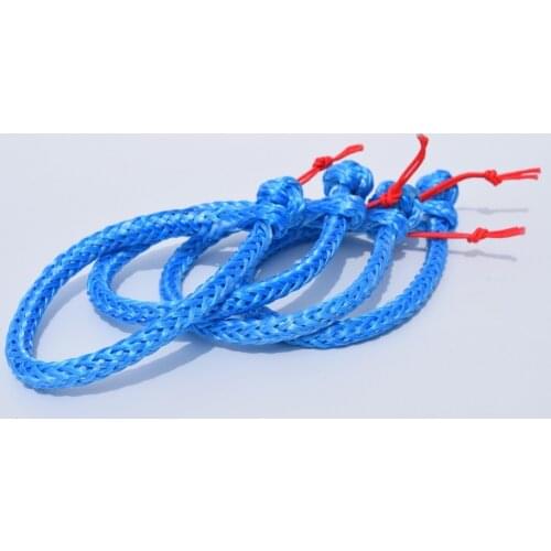 Free Shipping 4mm*90mm Winch Soft Shackles,Rope Shackle for Recovery Towing UHMWPE Shackle for ATV UTV SUV